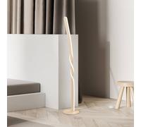 Reality Leuchten Piantana LED Ginko, sabbia, metallo, altezza 110 cm Reality Leuchten