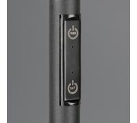 Reality Leuchten piantana LED Samba, altezza 175 cm, nera, CCT, RGB Reality Leuchten