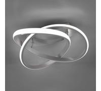 Reality Leuchten Plafoniera LED Course, nichel opaco, 4.000K, Ø 45 cm Reality Leuchten