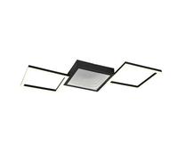 Reality Leuchten Plafoniera LED Gelo, nero, dimmerabile, 3000 K, metallo Reality Leuchten