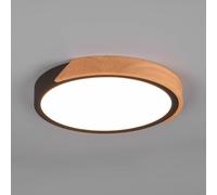 Reality Leuchten Plafoniera LED Jano, Ø 31,5 cm, 3.000K, nero Reality Leuchten