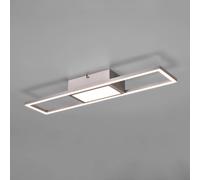 Plafoniera RIGIDO LED rettangolare con telecomando L.60cm acciaio R67172107