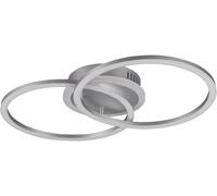 Plafoniera VENIDA LED doppio cerchio aluminio con luce centrale regolazione intensità R62783187