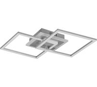 VENIDA PLAFONIERA LED DOPPIO QUADRATO ALLUMINIO CON LUCE CENTRALE REGOLAZIONE IN