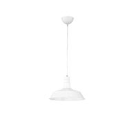 Reality Leuchten r30421078 Will, lampada a sospensione, metallo, E27, Grigio, 36 x 36 x 150 cm, Metallo, bianco opaco, 36 x 36 x 150 cm, E27