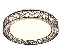 Reality Leuchten R67321102 - Lampada da soffitto a LED, in plastica, colore nero, con LED da 40 Watt, telecomando, interruttore dimmer