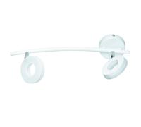Reality Leuchten R82412101 Rennes Barra a LED, 2 Spot, 40 cm 4 W [Classe di e...