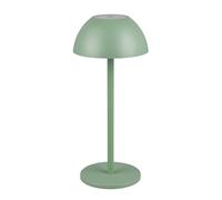 Reality Leuchten Ricardo R54106149 - Lampada da tavolo a LED per esterni, in metallo, colore verde pistacchio, in plastica bianca, con LED da 1,7 Watt, 4 ingressi touch