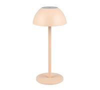 Reality Leuchten Ricardo R54106166 - Lampada da tavolo a LED per esterni, in plastica color sabbia, con LED da 1,7 Watt, 4 ingressi touch