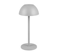 Reality Leuchten Lampada LED da tavolo Ricardo, grigio, altezza 30 cm, plastica Reality Leuchten