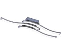 TRIO LIGHTING ITALIA ROUTE PLAFONIERA LED 3 BACCHETTE ONDULATE 5W LUCE CALDA 300
