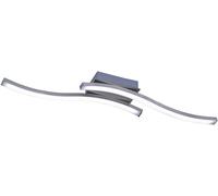 Reality Leuchten Route Lampada Da Soffitto 5 W, Nickel Satinato