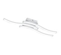 Reality Leuchten Route R62473131 - Plafoniera a LED in metallo bianco opaco, 3 x 5 Watt LED