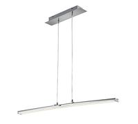 Reality Leuchten Spread - Lampadario in metallo cromato, 8 W