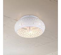 Reality Leuchten Ventilatore con luce Bidar, bianco, DC, silenzioso, 50 cm, telecomando R61574031