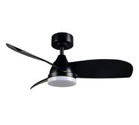 Reality Leuchten Ventilatore HELSINKI R62732132, bianco opaco, metallo, 25W, 2700K - 6500K, 2500lm, telecomando incluso, dimmerabile, luce notturna