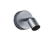 Reality Paris Spot senza Lampadina, 1 Luce, Attacco Gu10, Diametro 8 cm, GU10, 0 watts, Titano
