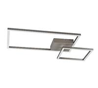 Plafoniera PADELLA LED con snodo ed intensità regolabile L.63cm acciaio R62642407