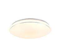 Reality, Plafoniera, TILION incl. 1 x LED,SMD,21,0 Watt,3000K,2200 Lm. incl. 1 x LED,SMD,3,0 Watt,300 Lm. Plastica, Nero, Finitura: Plastica, Bianco Cambia colore RGB,