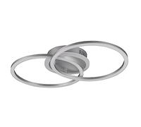Reality, Plafoniera, Venida incl. 1 x LED,SMD,25,0 Watt,3000K,3000 Lm. Finitura: Metallo, Titano L:50,0cm, L:30,0cm, A:7,5cm Dimmerabile tramite interrutto,