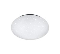 Reality R62681201 Plafoniera, Plastico, 12 W, 28x28x9 cm, Bianco