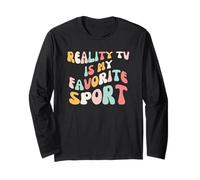 Reality TV è Il Mio Preferito Sport Groovy Fan di Reality Show Maglia a Manica