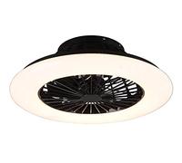 Plafoniera ventilatore REALITY STRALSUND LED, Nero