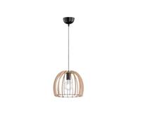 Reality Wood Lampada a Sospensione, Cupola Listelli, Diametro 30 cm, E27, 0 watts, Legno