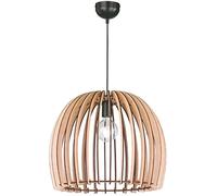 Reality Wood Lampada a Sospensione, Cupola Listelli, Diametro 50 cm, E27, 0 watts, Legno