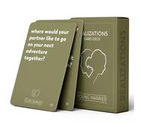 REALIZATIONS - Deck di carte - Gioco divertente per coppie - 52 domande per vedere come bene si conosce il vostro partner - Incontri e fidanzati coppia regalo - Conversazione Starter