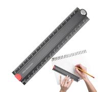 realizzata in alluminio -angolo di metallo regolabile a 90 gradi, robusto aiuti di marcatura con un dispositivo di calippamento portatile per matematica facile per matematica | Geometria