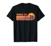 Realizzato a settembre 22 Fantastico nato il 22 ° compleanno vintage Maglietta