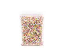 Realizzato con sfere in polistirolo espanso per fai da te, arte decorativa, 8000 pezzi, 2-4 mm, colore casuale, pratico (colore casuale)