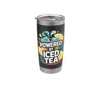 Realizzato con tè freddo Citrus Splash Fun Bicchiere termico in acciaio inox doppia parete