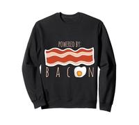 Realizzato da Bacon Funny Bacon e Egg Foodie Bacon Lover Felpa