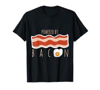 Realizzato da Bacon Funny Bacon e Egg Foodie Bacon Lover Maglietta