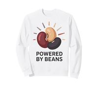 Realizzato da Beans Legume Lover Vegan Humor Funny Beans Felpa