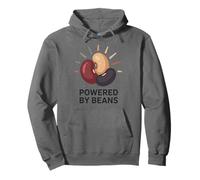 Realizzato da Beans Legume Lover Vegan Humor Funny Beans Felpa con Cappuccio