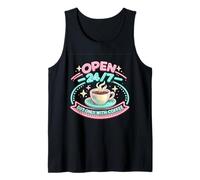 Realizzato da Coffee Vintage Cafe Sign Graphic Canotta