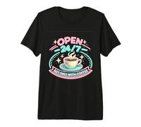 Realizzato da Coffee Vintage Cafe Sign Graphic Maglietta Premium