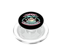 Realizzato da Coffee Vintage Cafe Sign Graphic PopSockets PopGrip per MagSafe