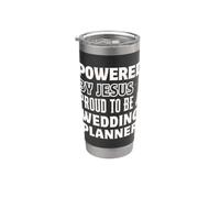 Realizzato da Jesus Proud to be Wedding Planner Christian Bicchiere termico in acciaio inox doppia parete