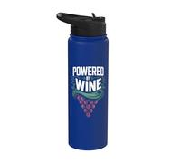 Realizzato da Wine Funny Wine Lover Design Stainless Steel Insulated Water Bottle