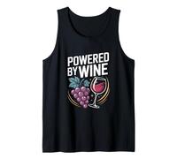 Realizzato da Wine Grapes Glass Humor Canotta