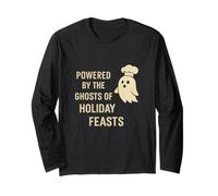 Realizzato dai Fantasmi di Holiday Feasts Funny Maglia a Manica