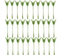 Realizzato in ABS e verde, questo set di 10/20/30 portatovaglioli a forma di rosa e strumenti per fiori origami è perfetto per una bella tavola di nozze e decorazioni per feste. (30 pezzi)