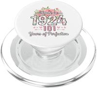 Realizzato nel 1924, regalo floreale per il 101° compleanno, per donne di 101 anni PopSockets PopGrip per MagSafe