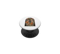 Realizzato per Happy Sunny Days Dragonfly Floral Art PopSockets PopGrip Adesivo