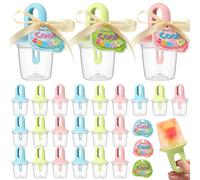 Reallnaive 24 set di stampi per ghiaccioli alla rinfusa per regali di fine anno con biglietti estivi per l'ultimo giorno di scuola, regali estivi per gelato, per feste di laurea, premi in classe