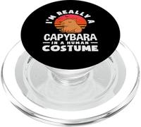 Really A Capybara Costume Umano Capibara Carino Divertente Animale PopSockets PopGrip per MagSafe
